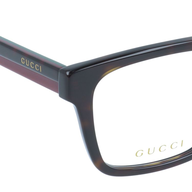 グッチ メガネフレーム 伊達メガネ アジアンフィット（フルフィット） GUCCI GG1306OA 002 54サイズ スクエア型 ユニセックス メンズ レディース