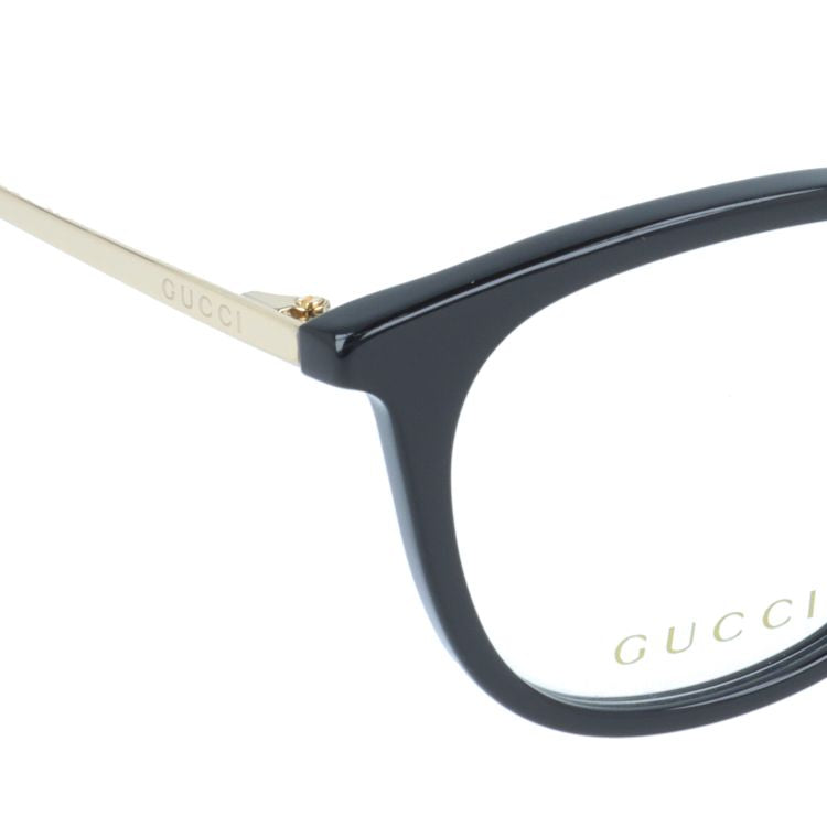 グッチ メガネフレーム 伊達メガネ アジアンフィット（フルフィット） GUCCI GG1468OA 001 52サイズ ウェリントン型 ユニセックス メンズ レディース