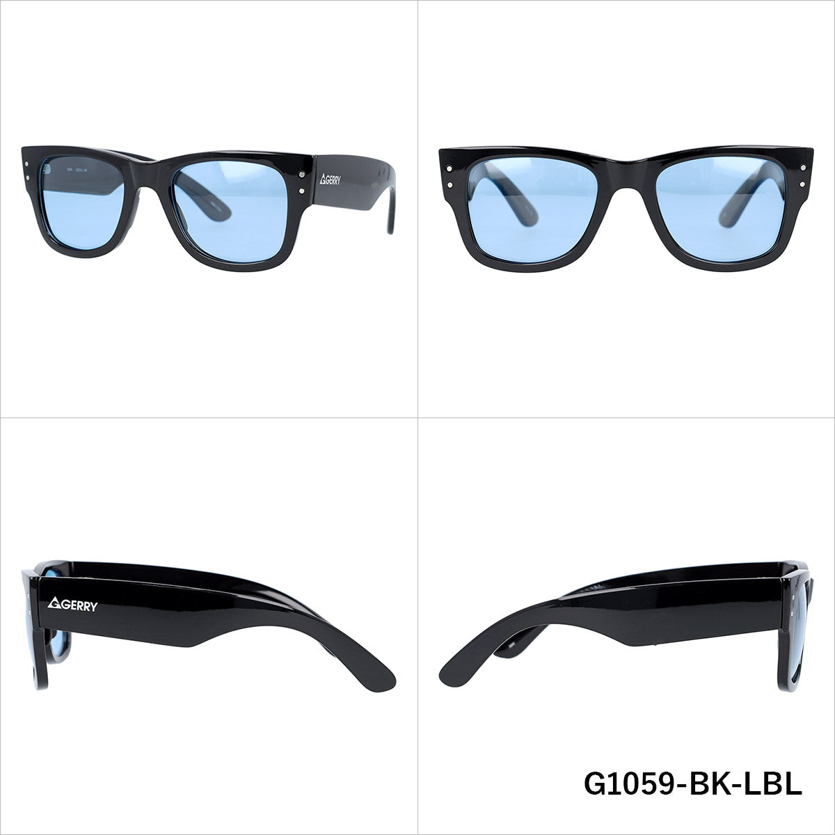 ジェリー 偏光サングラス アジアンフィット GERRY G1059 51サイズ 全4カラー ウェリントン型 ポラライズド 乱反射をカットしてクリアな視界へ ユニセックス メンズ レディース