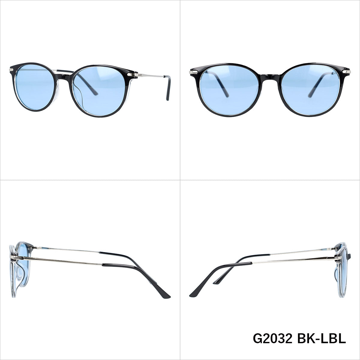 ジェリー 偏光サングラス アジアンフィット GERRY G2032 41サイズ 全4カラー ボストン型 ポラライズド 乱反射をカットしてクリアな視界へ コンビフレーム ユニセックス メンズ レディース