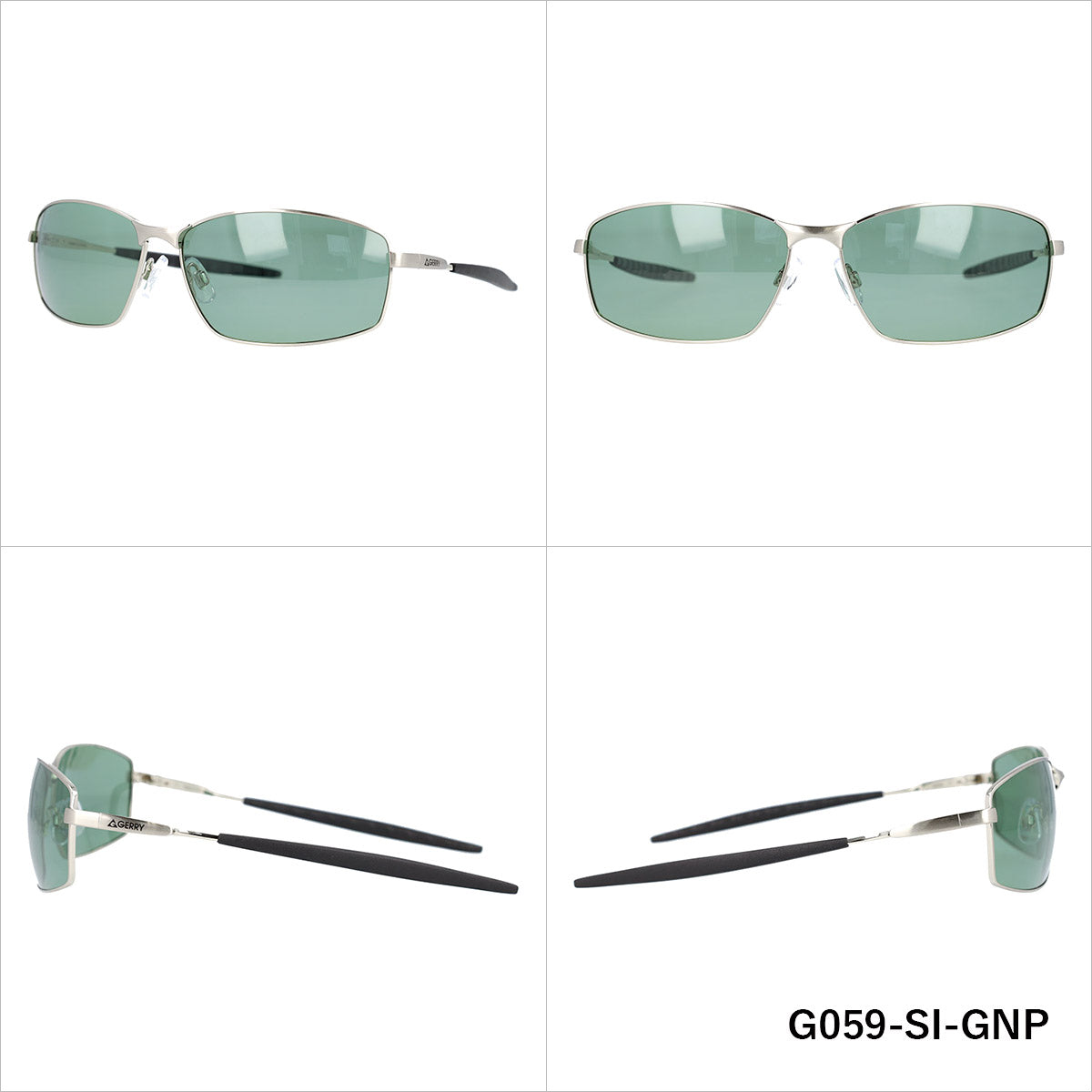ジェリー 偏光サングラス GERRY G059 65サイズ 全4カラー スクエア型 ポラライズド 乱反射をカットしてクリアな視界へ ユニセックス メンズ レディース