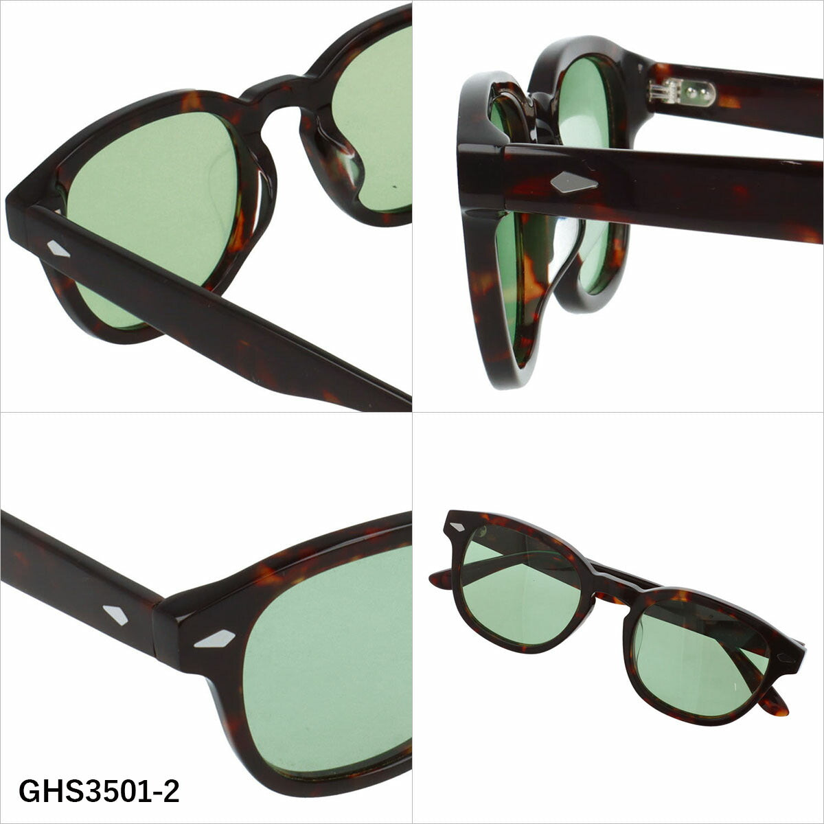 グラスハウス サングラス 偏光サングラス アジアンフィット GLASSES HOUSE GHS3501 51サイズ 全4カラー ウェリントン型 ポラライズド ユニセックス メンズ レディース