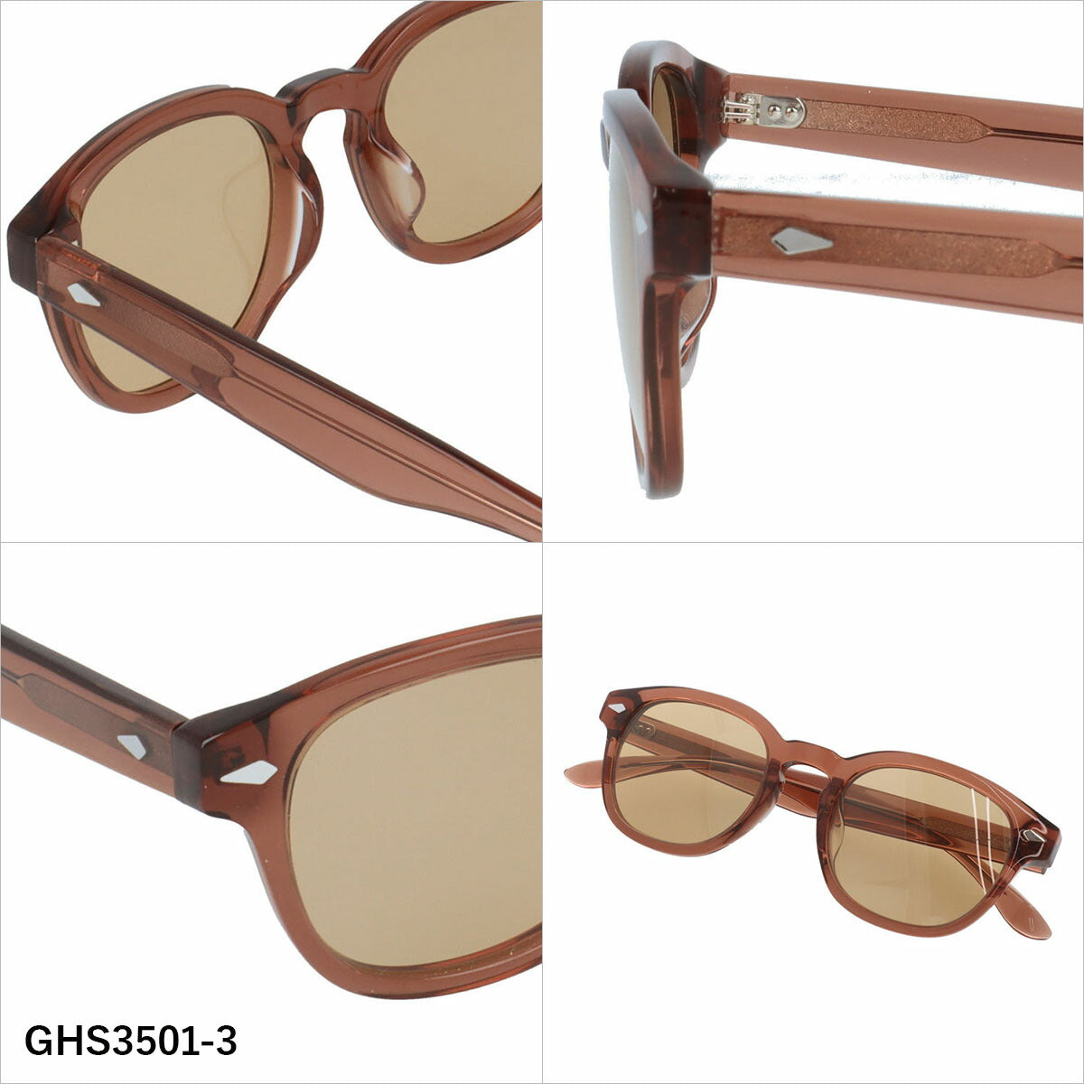 グラスハウス サングラス 偏光サングラス アジアンフィット GLASSES HOUSE GHS3501 51サイズ 全4カラー ウェリントン型 ポラライズド ユニセックス メンズ レディース