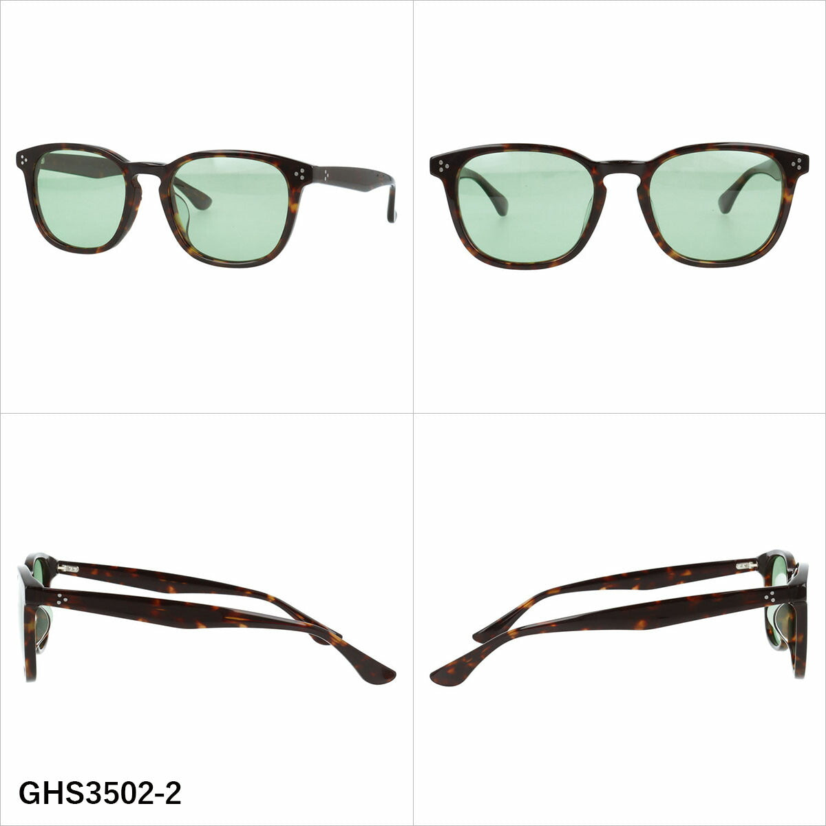 グラスハウス サングラス 偏光サングラス アジアンフィット GLASSES HOUSE GHS3502 53サイズ 全4カラー ウェリントン型 ポラライズド ユニセックス メンズ レディース