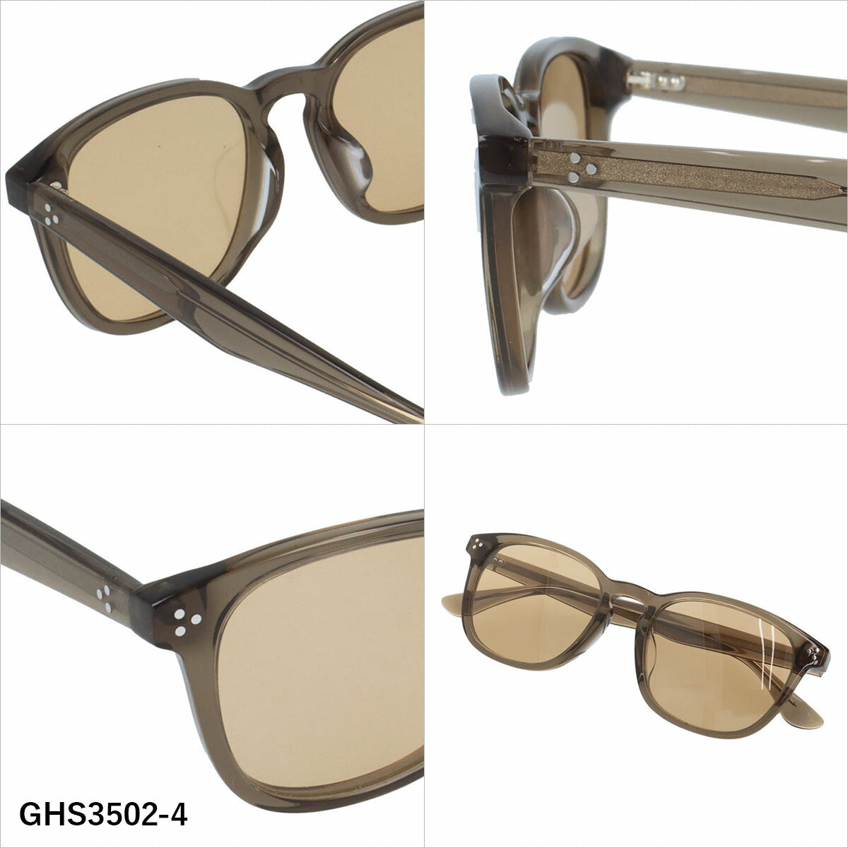 グラスハウス サングラス 偏光サングラス アジアンフィット GLASSES HOUSE GHS3502 53サイズ 全4カラー ウェリントン型 ポラライズド ユニセックス メンズ レディース