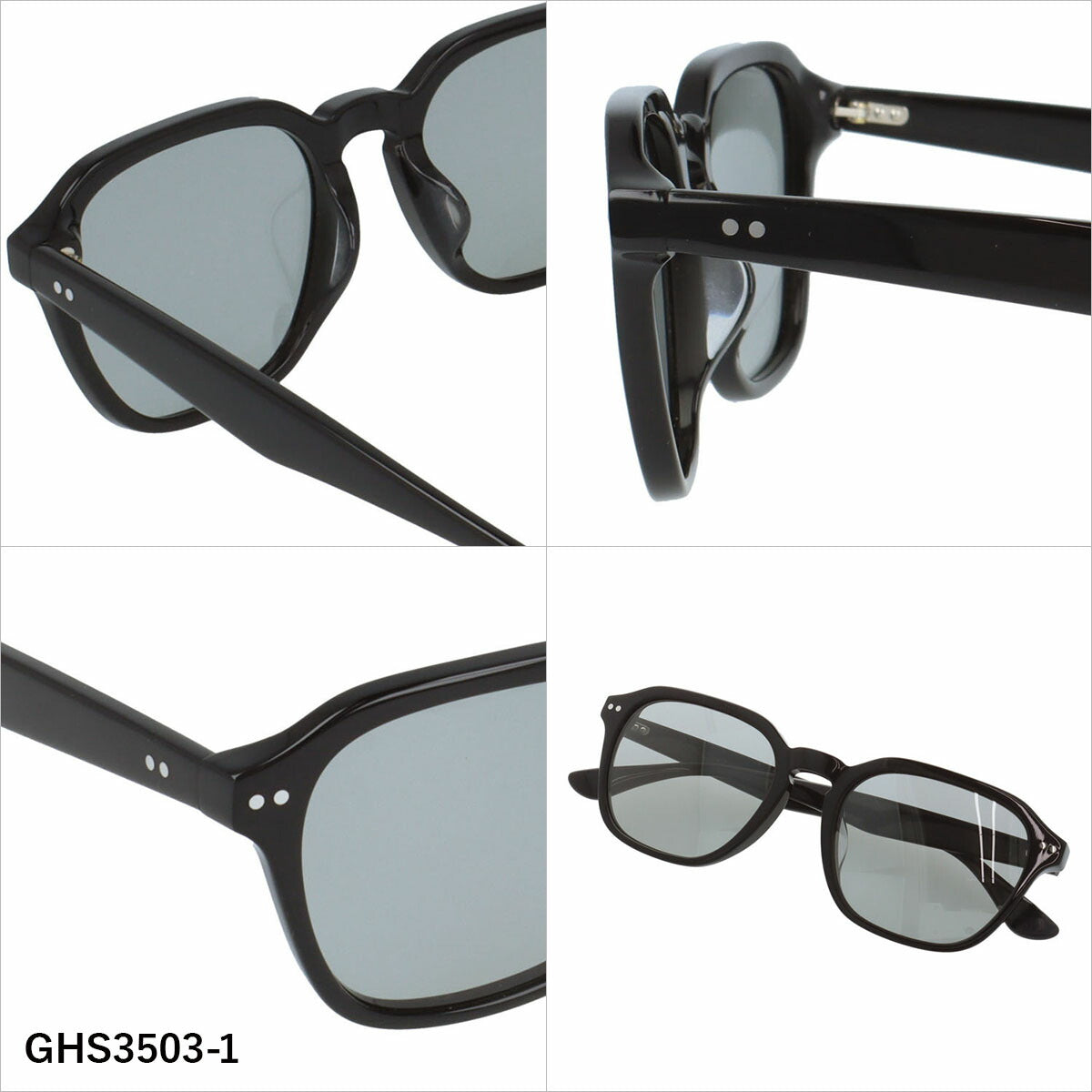 グラスハウス サングラス 偏光サングラス アジアンフィット GLASSES HOUSE GHS3503 54サイズ 全4カラー ウェリントン型 ポラライズド ユニセックス メンズ レディース