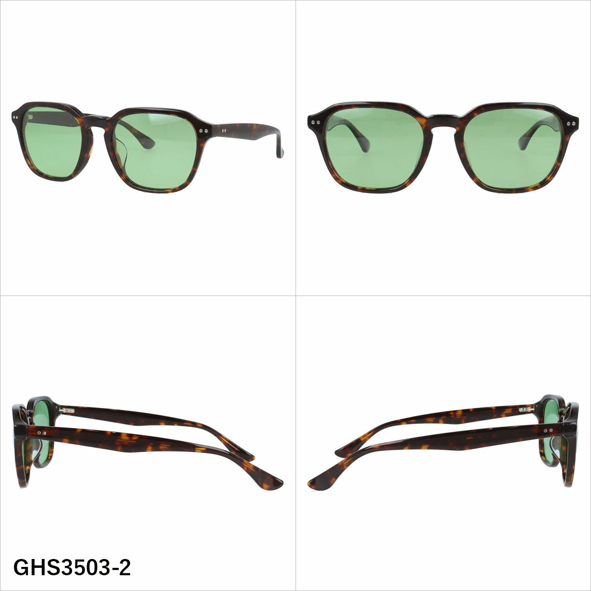 グラスハウス サングラス 偏光サングラス アジアンフィット GLASSES HOUSE GHS3503 54サイズ 全4カラー ウェリントン型 ポラライズド ユニセックス メンズ レディース