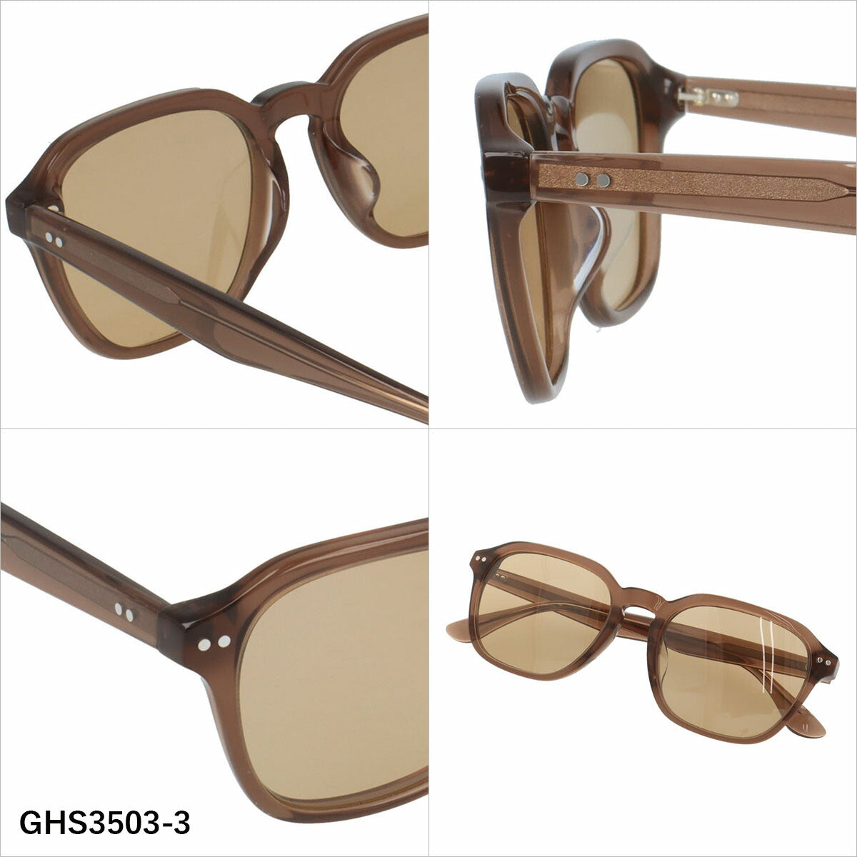 グラスハウス サングラス 偏光サングラス アジアンフィット GLASSES HOUSE GHS3503 54サイズ 全4カラー ウェリントン型 ポラライズド ユニセックス メンズ レディース