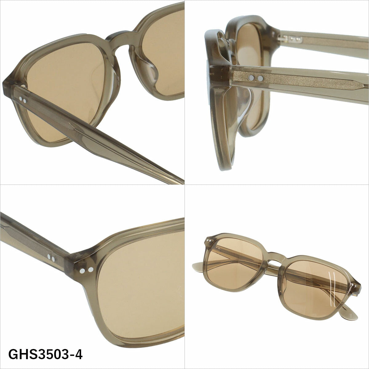 グラスハウス サングラス 偏光サングラス アジアンフィット GLASSES HOUSE GHS3503 54サイズ 全4カラー ウェリントン型 ポラライズド ユニセックス メンズ レディース