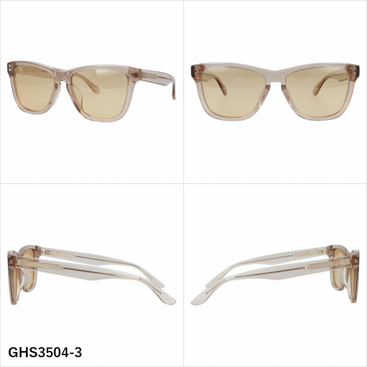 グラスハウス サングラス 偏光サングラス アジアンフィット GLASSES HOUSE GHS3504 56サイズ 全4カラー フォックス型 ポラライズド ユニセックス メンズ レディース