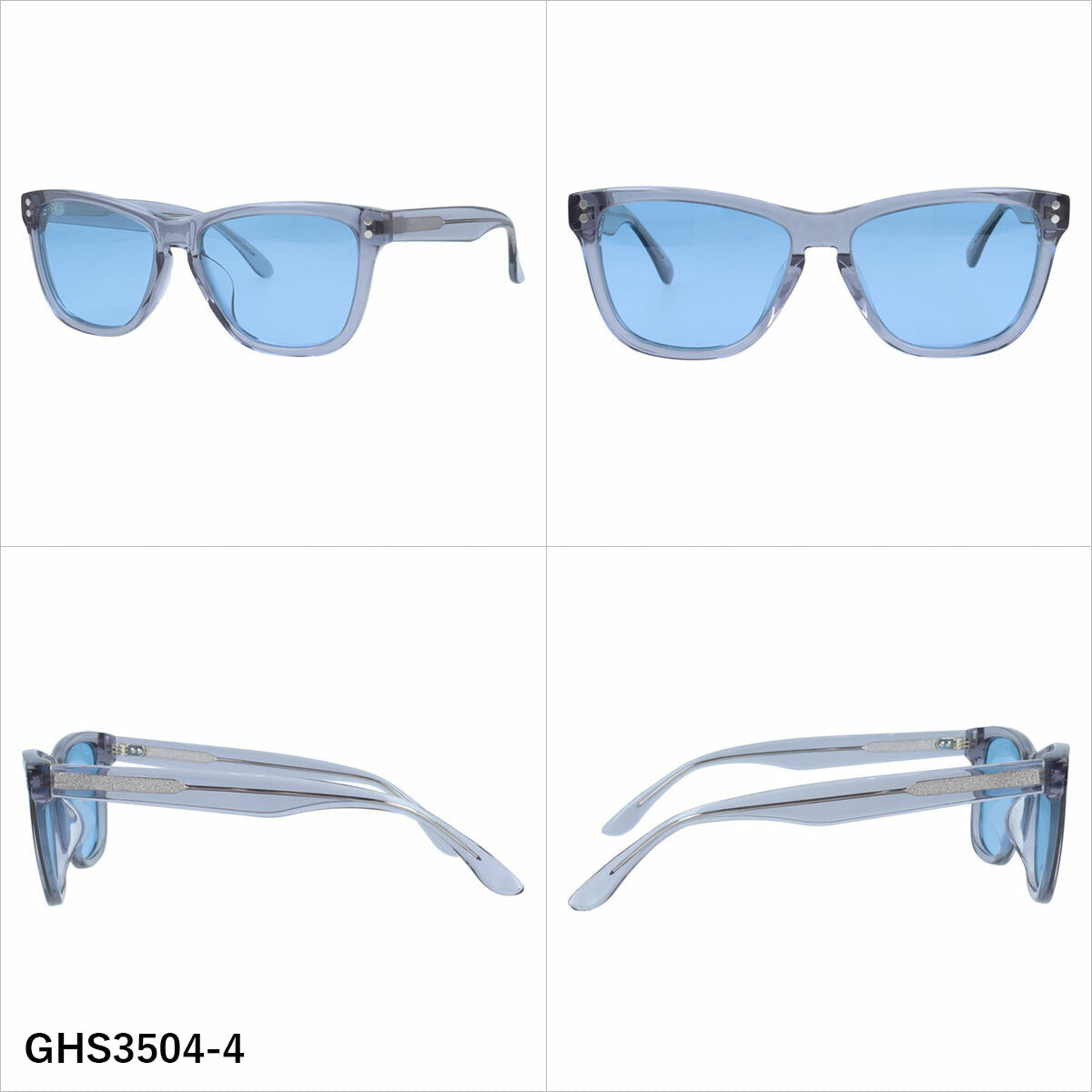 グラスハウス サングラス 偏光サングラス アジアンフィット GLASSES HOUSE GHS3504 56サイズ 全4カラー フォックス型 ポラライズド ユニセックス メンズ レディース