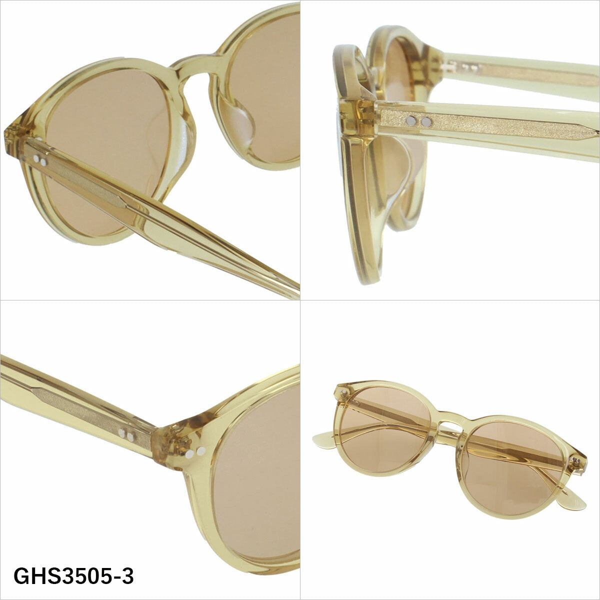 グラスハウス サングラス 偏光サングラス アジアンフィット GLASSES HOUSE GHS3505 52サイズ 全4カラー ボストン型 ポラライズド ユニセックス メンズ レディース