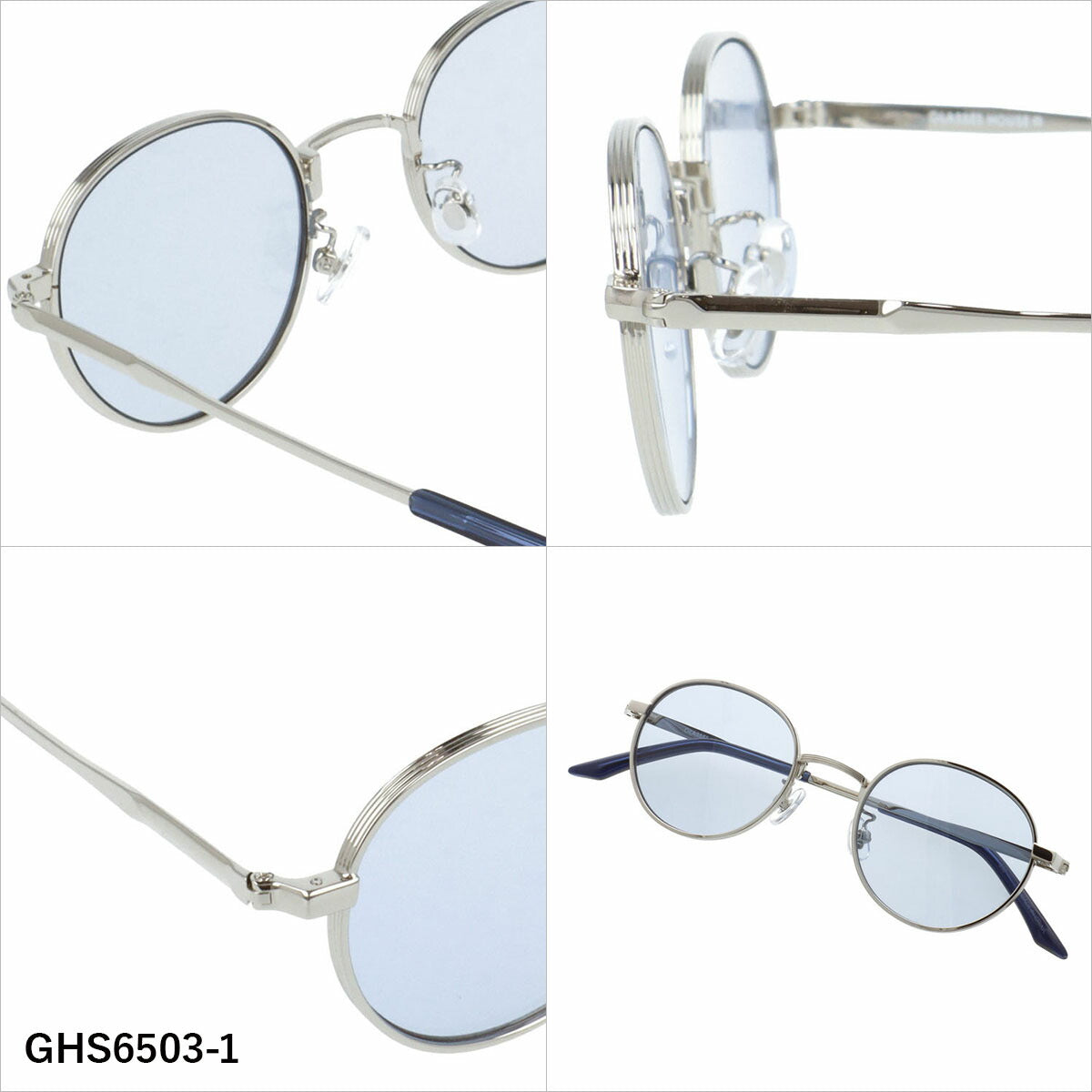 グラスハウス サングラス アジアンフィット（フルフィット） 調整可能ノーズパッド（クリングス） GLASSES HOUSE GHS6503 48サイズ 全3カラー ボストン型 ユニセックス メンズ レディース