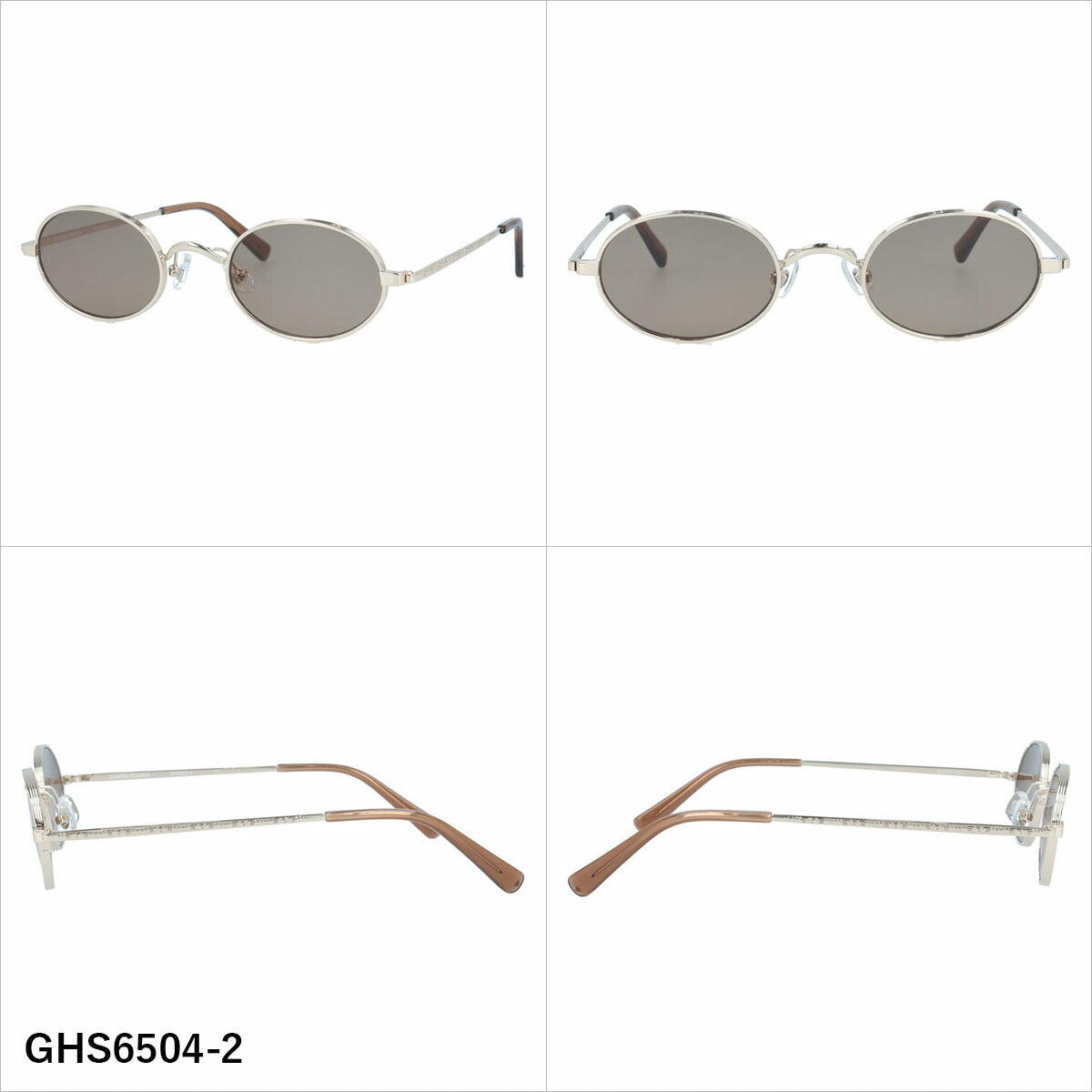グラスハウス サングラス アジアンフィット（フルフィット） 調整可能ノーズパッド（クリングス） GLASSES HOUSE GHS6504 49サイズ 全3カラー オーバル型 ユニセックス メンズ レディース