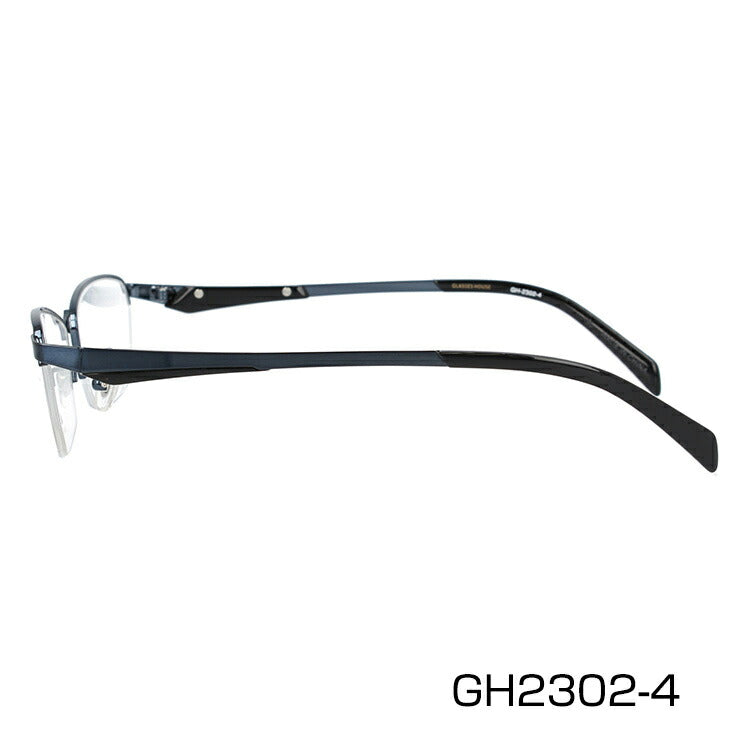 メガネ 眼鏡 度付き 度なし おしゃれ GLASSES HOUSE グラスハウス GH 2302 全4色 54サイズ スクエア型 メンズ レディース UVカット 紫外線 ブランド サングラス 伊達 ダテ｜老眼鏡・PCレンズ・カラーレンズ・遠近両用対応可能 ラッピング無料