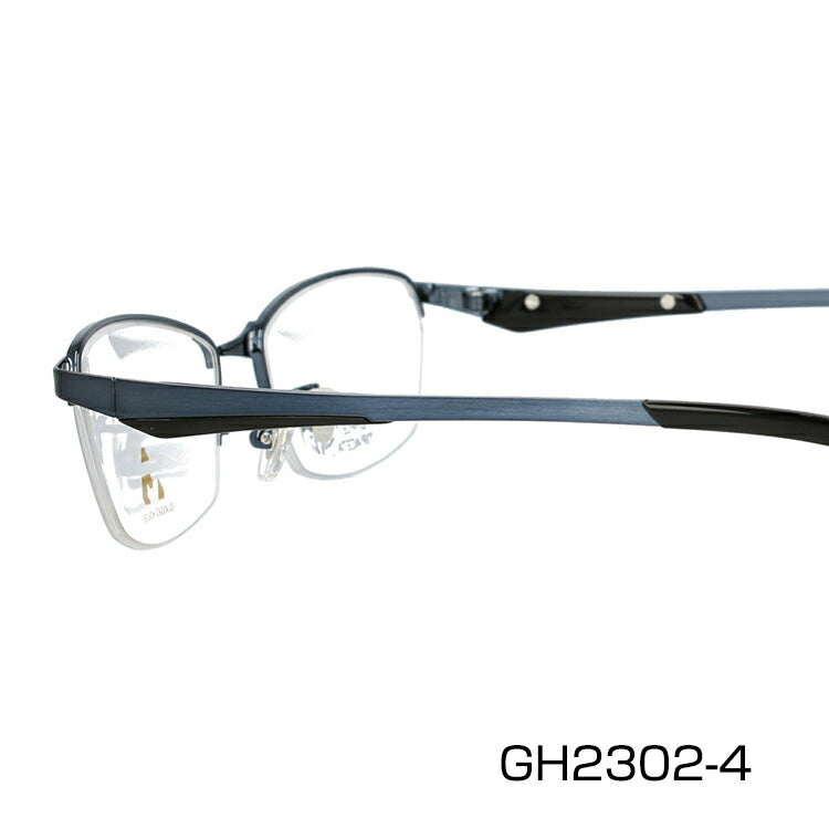 メガネ 眼鏡 度付き 度なし おしゃれ GLASSES HOUSE グラスハウス GH 2302 全4色 54サイズ スクエア型 メンズ レディース UVカット 紫外線 ブランド サングラス 伊達 ダテ｜老眼鏡・PCレンズ・カラーレンズ・遠近両用対応可能 ラッピング無料