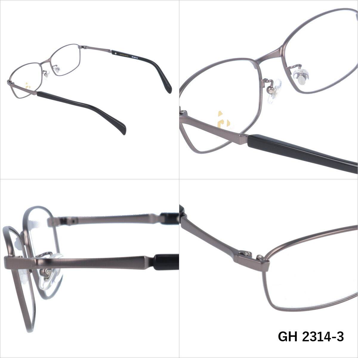 メガネ 眼鏡 度付き 度なし おしゃれ GLASSES HOUSE グラスハウス GH 2314 全4色 56サイズ スクエア型 メンズ レディース UVカット 紫外線 ブランド サングラス 伊達 ダテ｜老眼鏡・PCレンズ・カラーレンズ・遠近両用対応可能 ラッピング無料