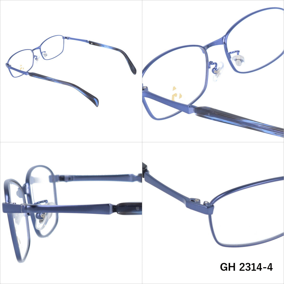 メガネ 眼鏡 度付き 度なし おしゃれ GLASSES HOUSE グラスハウス GH 2314 全4色 56サイズ スクエア型 メンズ レディース UVカット 紫外線 ブランド サングラス 伊達 ダテ｜老眼鏡・PCレンズ・カラーレンズ・遠近両用対応可能 ラッピング無料