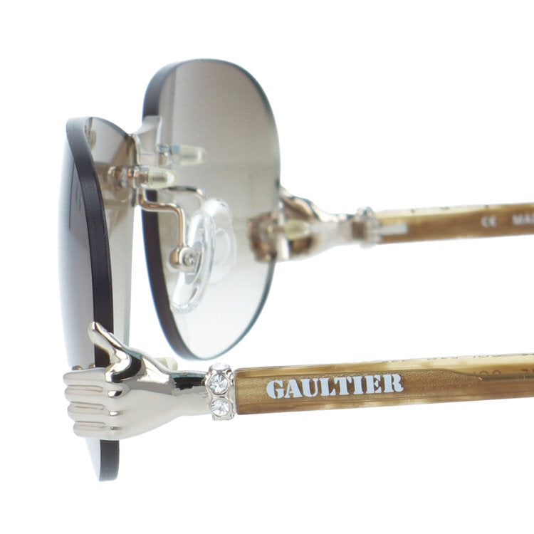ジャンポール・ゴルチエ サングラス Jean Paul GAULTIER SJP084J 5AR 62サイズ スクエア型 日本製 ユニセックス メンズ レディース