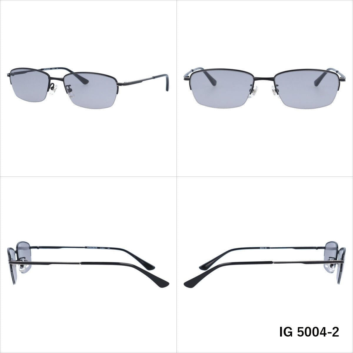 おしゃれ サングラス INTEGRATE インテグレート IG 5004 全3色 56サイズ アジアンフィット スクエア型 メンズ レディース UVカット 紫外線 対策 ブランド 眼鏡 メガネ アイウェア 人気 おすすめ ラッピング無料