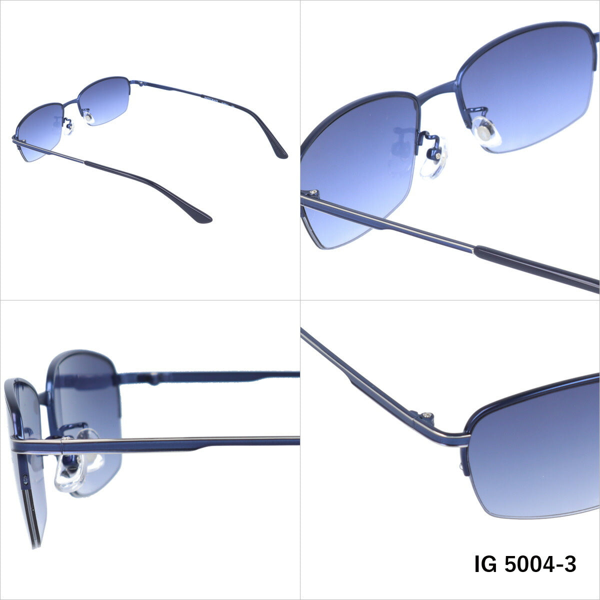 おしゃれ サングラス INTEGRATE インテグレート IG 5004 全3色 56サイズ アジアンフィット スクエア型 メンズ レディース UVカット 紫外線 対策 ブランド 眼鏡 メガネ アイウェア 人気 おすすめ ラッピング無料