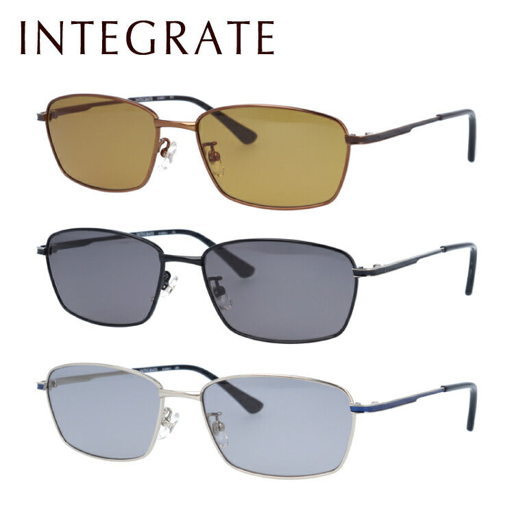 おしゃれ サングラス INTEGRATE インテグレート IG 5006 全3色 58サイズ アジアンフィット スクエア型 メンズ レディース UVカット 紫外線 対策 ブランド 眼鏡 メガネ アイウェア 人気 おすすめ ラッピング無料
