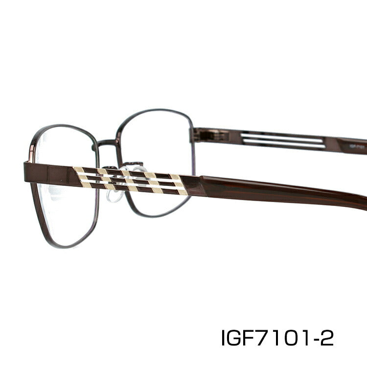 メガネ 眼鏡 おしゃれ INTEGRATE インテグレート IGF 7101 全2色 58サイズ スクエア型 レディース 女性 UVカット 紫外線 ブランド サングラス 伊達 ダテラッピング無料