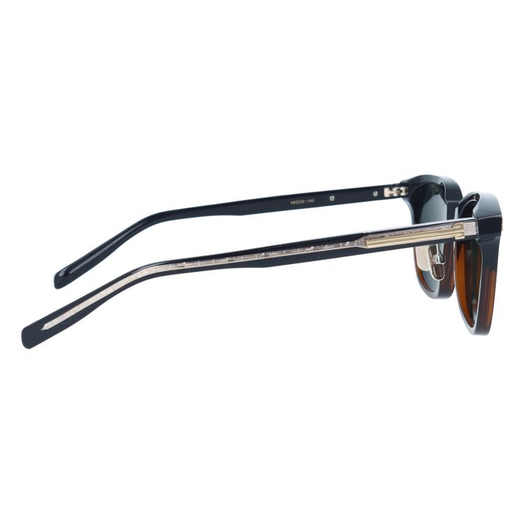 ジェイ サングラス ミラーレンズ JAY JAY-3 BLACK BROWN/GDM 49サイズ ウェリントン型 日本製 チャナティップモデル ユニセックス メンズ レディース