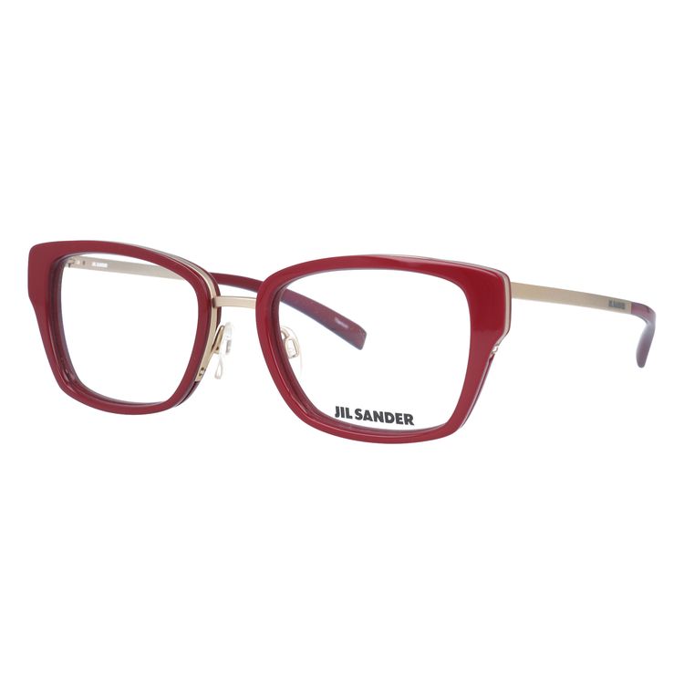 【選べる15色 ライトカラーレンズ】ジルサンダー ライトカラーレンズ サングラス JIL SANDER メンズ レディース J2004-B 54サイズ レディース スクエア型 UVカット 紫外線 ラッピング無料
