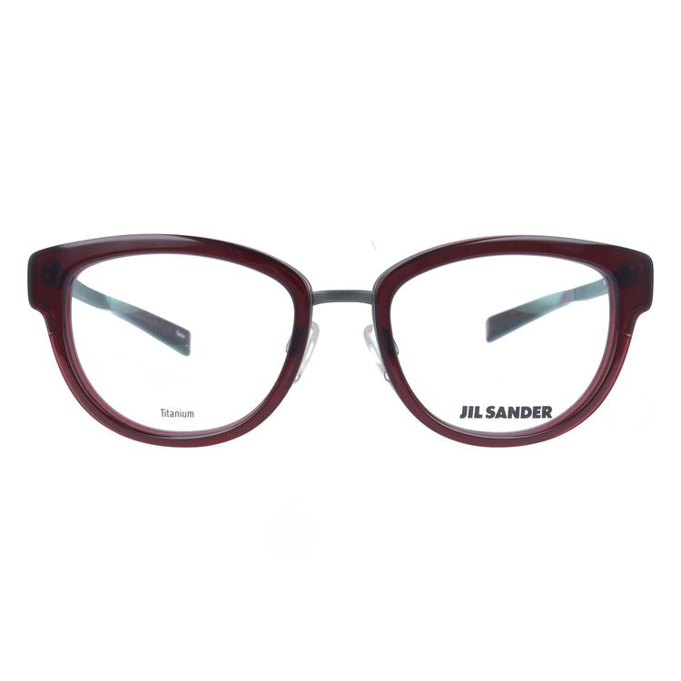 ジルサンダー メガネフレーム JIL SANDER 度付き 度なし 伊達 だて 眼鏡 メンズ レディース J2005-C 52サイズ レディース ウェリントン型 UVカット 紫外線 ラッピング無料