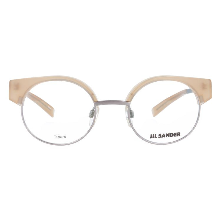 ジルサンダー メガネフレーム JIL SANDER 度付き 度なし 伊達 だて 眼鏡 メンズ レディース J2006-B 48サイズ ラウンド型 UVカット 紫外線 ラッピング無料