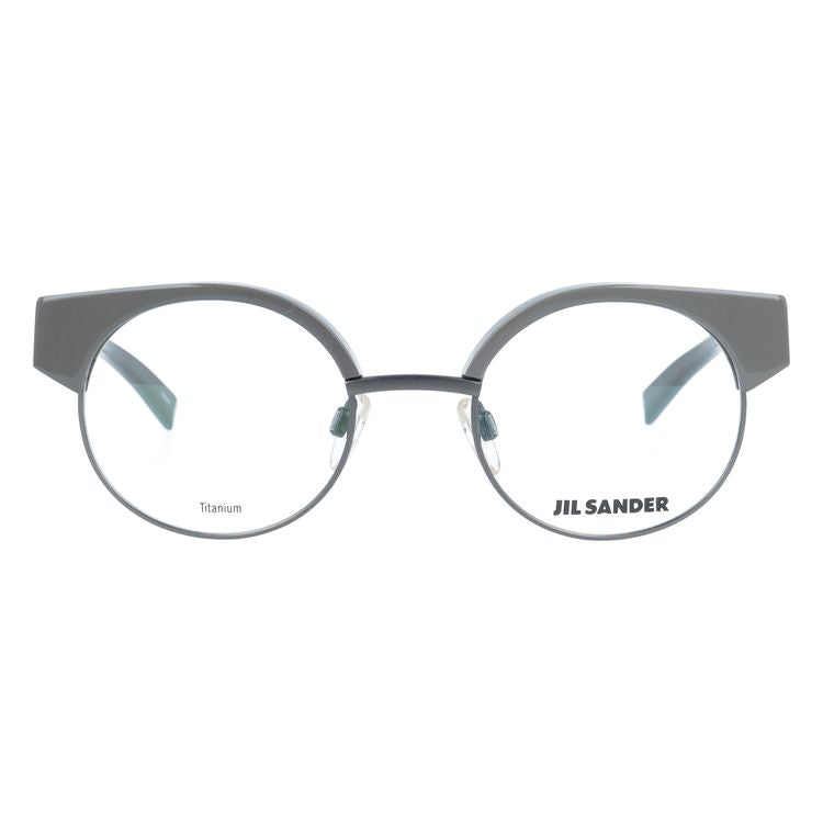 ジルサンダー メガネフレーム JIL SANDER 度付き 度なし 伊達 だて 眼鏡 メンズ レディース J2006-C 48サイズ ラウンド型 UVカット 紫外線 ラッピング無料