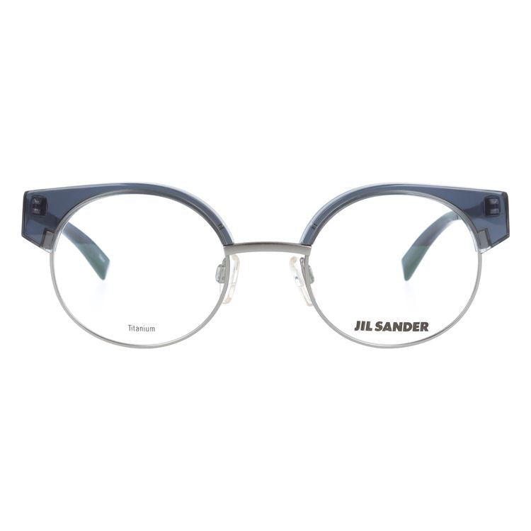ジルサンダー メガネフレーム JIL SANDER 度付き 度なし 伊達 だて 眼鏡 メンズ レディース J2006-D 48サイズ ラウンド型 UVカット 紫外線 ラッピング無料