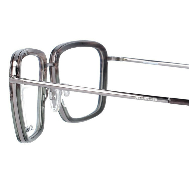 ジルサンダー メガネフレーム JIL SANDER 度付き 度なし 伊達 だて 眼鏡 メンズ レディース J2007-D 55サイズ スクエア型 UVカット 紫外線 ラッピング無料