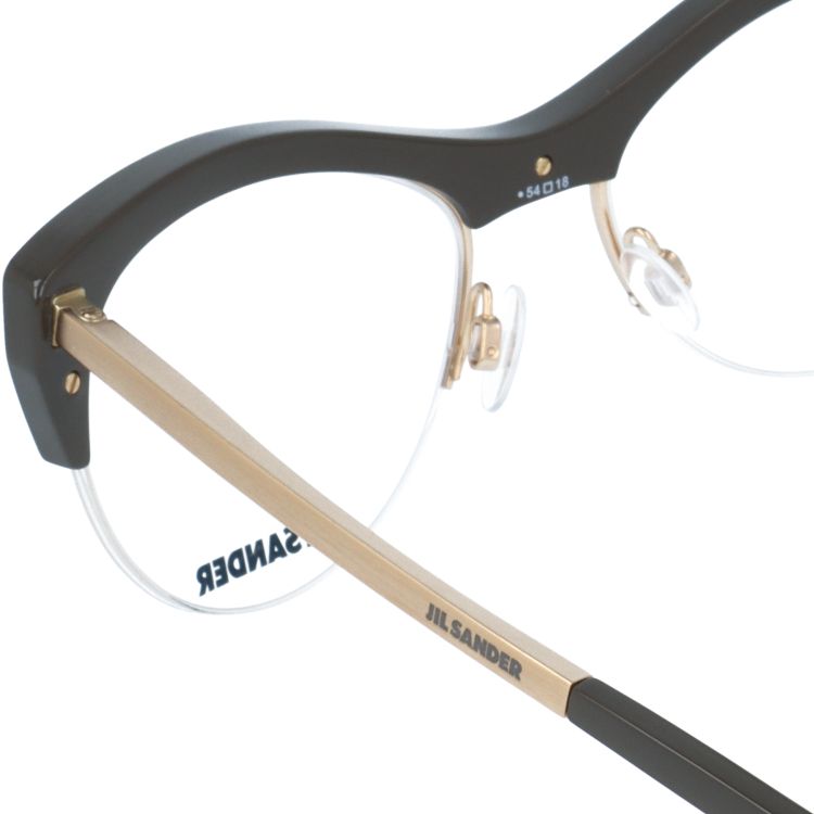 ジルサンダー メガネフレーム JIL SANDER 度付き 度なし 伊達 だて 眼鏡 メンズ レディース J2010-B 54サイズ レディース ラッピング無料