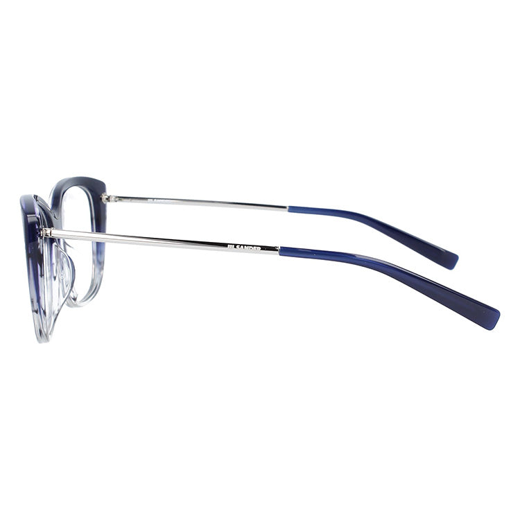 ジルサンダー メガネフレーム JIL SANDER 度付き 度なし 伊達 だて 眼鏡 メンズ レディース J4002-M 55サイズ アジアンフィット レディース スクエア型 UVカット 紫外線 ラッピング無料
