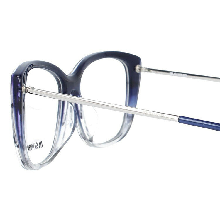 ジルサンダー メガネフレーム JIL SANDER 度付き 度なし 伊達 だて 眼鏡 メンズ レディース J4002-M 55サイズ アジアンフィット レディース スクエア型 UVカット 紫外線 ラッピング無料