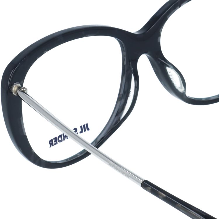 ジルサンダー メガネフレーム JIL SANDER 度付き 度なし 伊達 だて 眼鏡 メンズ レディース J4003-K 56サイズ アジアンフィット レディース ウェリントン型 UVカット 紫外線 ラッピング無料