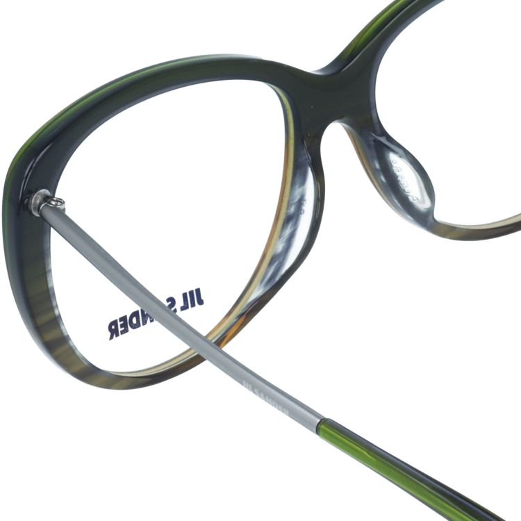 ジルサンダー メガネフレーム JIL SANDER 度付き 度なし 伊達 だて 眼鏡 メンズ レディース J4003-M 56サイズ アジアンフィット レディース ウェリントン型 UVカット 紫外線 ラッピング無料
