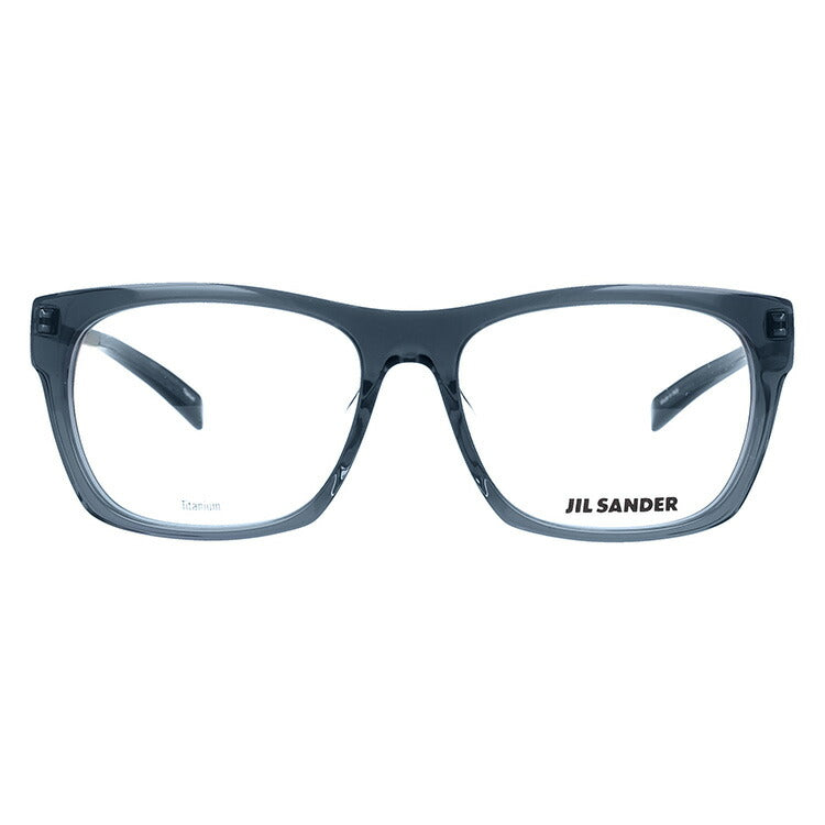 ジルサンダー メガネフレーム JIL SANDER 度付き 度なし 伊達 だて 眼鏡 メンズ レディース J4006-M 55サイズ アジアンフィット ウェリントン型 UVカット 紫外線 ラッピング無料