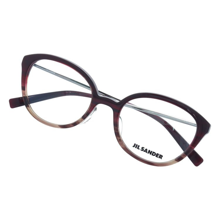 ジルサンダー メガネフレーム JIL SANDER 度付き 度なし 伊達 だて 眼鏡 メンズ レディース J4007-D 52サイズ レギュラーフィット レディース UVカット 紫外線 ラッピング無料