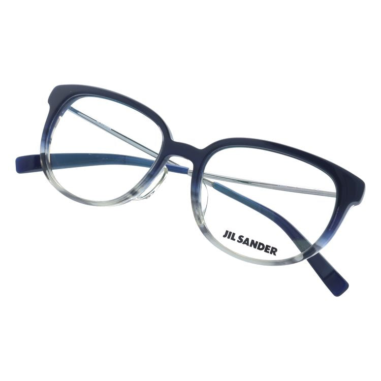 ジルサンダー メガネフレーム JIL SANDER 度付き 度なし 伊達 だて 眼鏡 メンズ レディース J4009-C 52サイズ レギュラーフィット レディース ボストン型 UVカット 紫外線 ラッピング無料