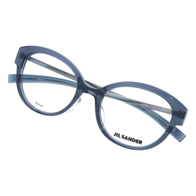 ジルサンダー メガネフレーム JIL SANDER 度付き 度なし 伊達 だて 眼鏡 メンズ レディース J4010-B 52サイズ レギュラーフィット レディース UVカット 紫外線 ラッピング無料