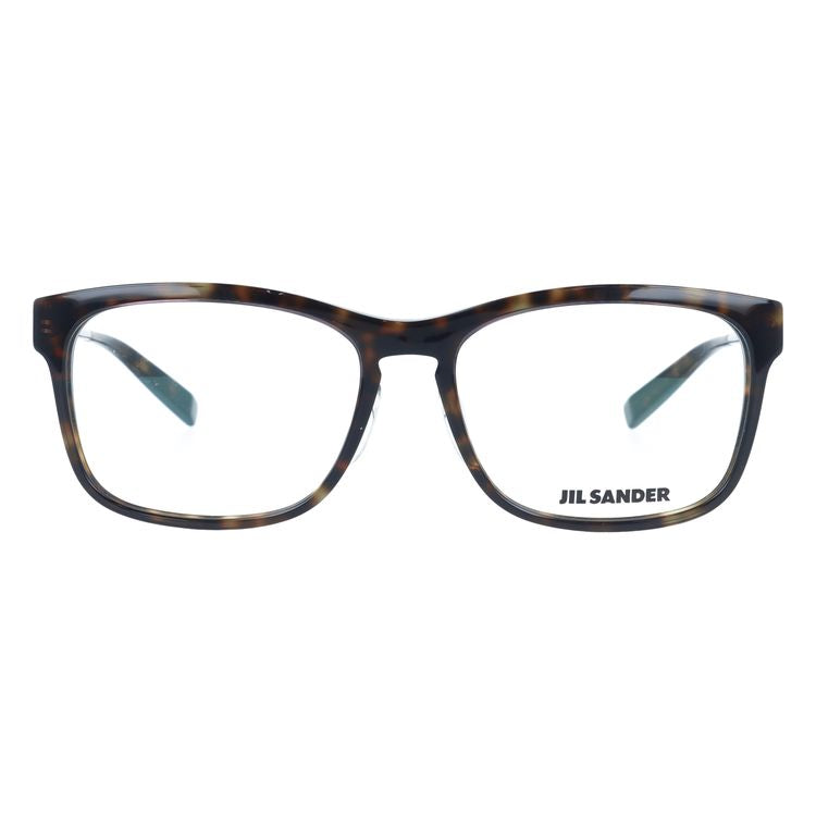 ジルサンダー メガネフレーム JIL SANDER 度付き 度なし 伊達 だて 眼鏡 メンズ レディース J4011-D 55サイズ レギュラーフィット スクエア型 UVカット 紫外線 ラッピング無料