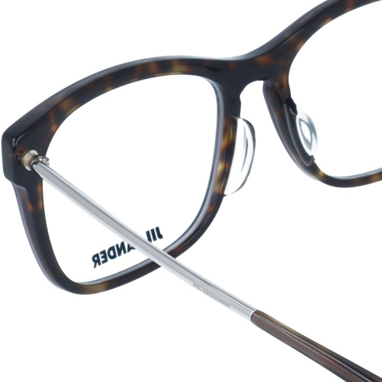 ジルサンダー メガネフレーム JIL SANDER 度付き 度なし 伊達 だて 眼鏡 メンズ レディース J4011-D 55サイズ レギュラーフィット スクエア型 UVカット 紫外線 ラッピング無料