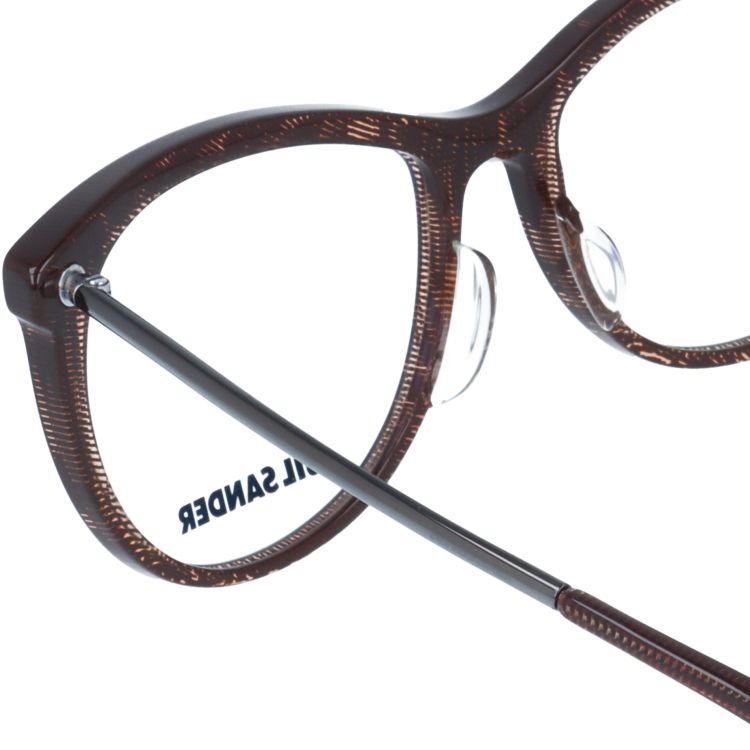 ジルサンダー メガネフレーム JIL SANDER 度付き 度なし 伊達 だて 眼鏡 メンズ レディース J4012-B 54サイズ レギュラーフィット レディース ウェリントン型 UVカット 紫外線 ラッピング無料