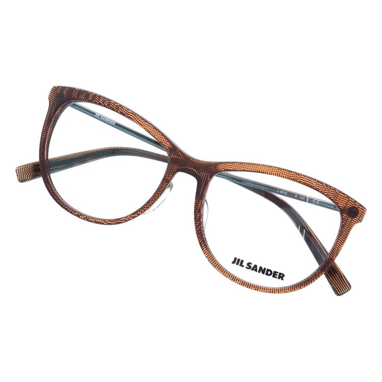 ジルサンダー メガネフレーム JIL SANDER 度付き 度なし 伊達 だて 眼鏡 メンズ レディース J4012-B 54サイズ レギュラーフィット レディース ウェリントン型 UVカット 紫外線 ラッピング無料