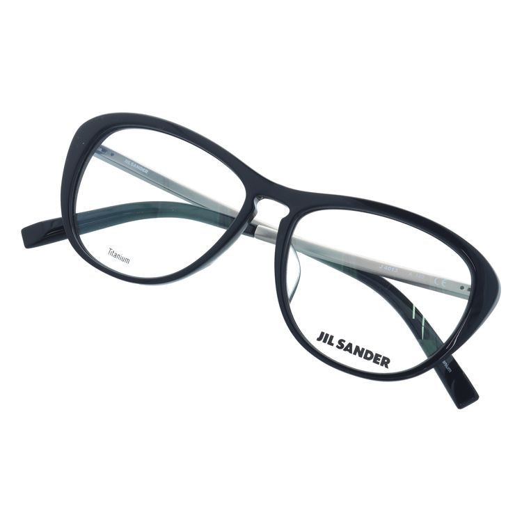 ジルサンダー メガネフレーム JIL SANDER 度付き 度なし 伊達 だて 眼鏡 メンズ レディース J4013-A 53サイズ レギュラーフィット レディース ウェリントン型 UVカット 紫外線 ラッピング無料