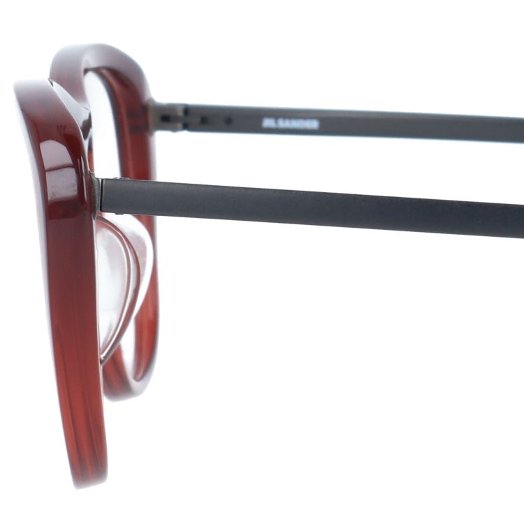 ジルサンダー メガネフレーム JIL SANDER 度付き 度なし 伊達 だて 眼鏡 メンズ レディース J4013-B 53サイズ レギュラーフィット レディース ウェリントン型 UVカット 紫外線 ラッピング無料