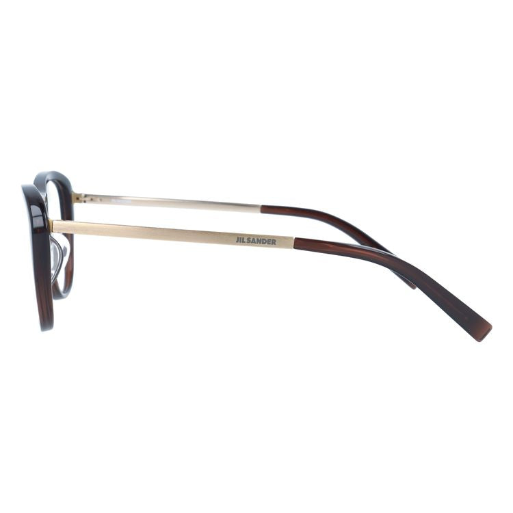 ジルサンダー メガネフレーム JIL SANDER 度付き 度なし 伊達 だて 眼鏡 メンズ レディース J4013-C 53サイズ レギュラーフィット レディース ウェリントン型 UVカット 紫外線 ラッピング無料